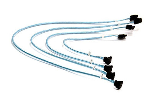 CBL-0189L | Supermicro | 4 x Round SATA cable 21.7" (0.55 m) Black, Blue, White