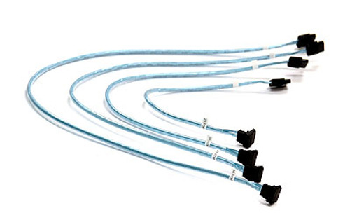 CBL-0186L | Supermicro | 4 x Round SATA cable 22" (0.56 m) Black, Blue, White
