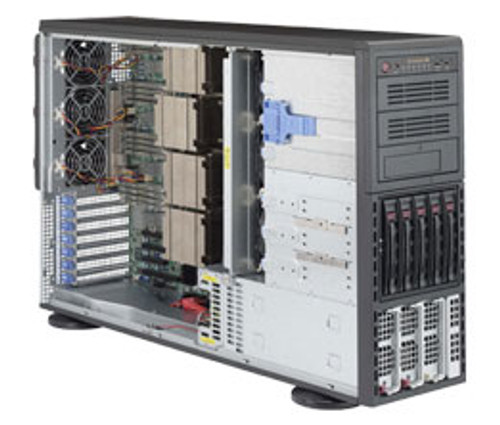 SYS-8048B-TR3F | Supermicro | 8048B-TR3F Intel® C602J LGA 2011 (Socket R) Rack (4U) Black, Gray