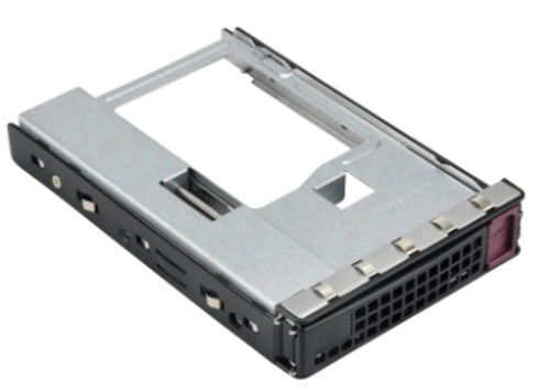 MCP-220-00158-0B | Supermicro | drive bay panel 2.5/3.5" Storage drive tray Black, Bordeaux, Metallic