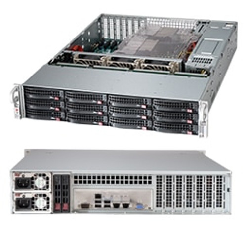 CSE-826BAC4-R1K23LPB | Supermicro | SuperChassis 826BAC4-R1K23LPB Rack Black 1200 W CSE-826BAC4-R1K23LPB | Supermicro | SuperChassis 826BAC4-R1K23LPB Rack Black 1200 W
