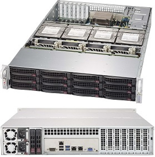CSE-829HE1C4-R1K02LPB | Supermicro | SuperChassis 829HE1C4-R1K02LPB Rack Black 1000 W