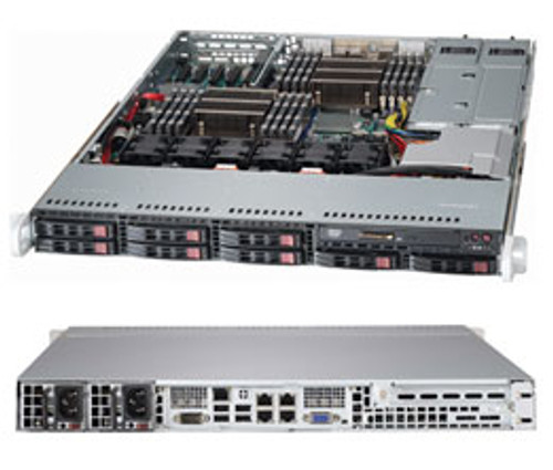 SYS-1027R-73DARF | Supermicro | Superserver 1027R-73DARF Intel® C602J LGA 2011 (Socket R) Rack (1U) Black SYS-1027R-73DARF | Supermicro | Superserver 1027R-73DARF Intel® C602J LGA 2011 (Socket R) Rack (1U) Black