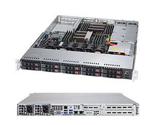SYS-1028R-WC1R | Supermicro | SuperServer 1028R-WC1R LGA 2011-v3 Rack (1U) Black