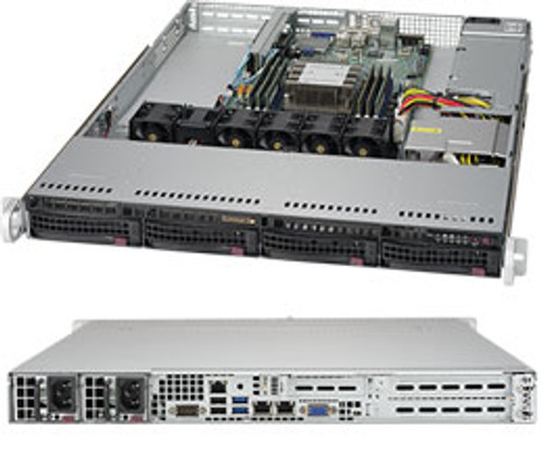 SYS-5019P-WT | Supermicro | SuperServer 5019P-WT Intel C622 LGA 3647 (Socket P) Rack (1U) Black SYS-5019P-WT | Supermicro | SuperServer 5019P-WT Intel C622 LGA 3647 (Socket P) Rack (1U) Black