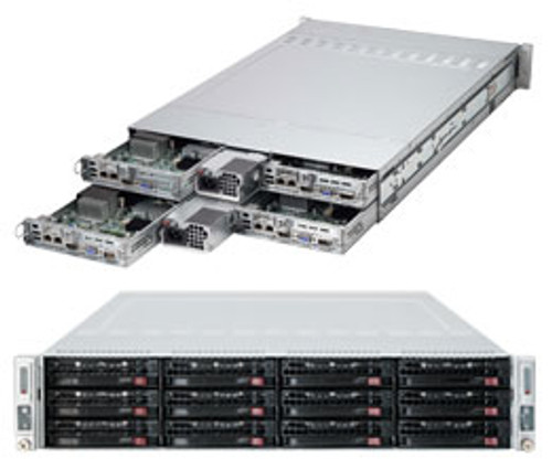 SYS-6027TR-HTRF | Supermicro | SuperServer 6027TR-HTRF Intel® C602 LGA 2011 (Socket R) Rack (2U) Black