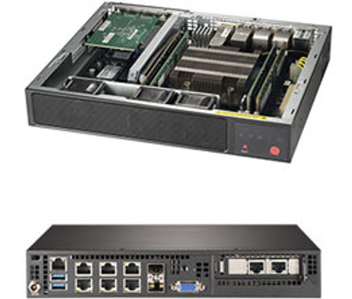 SYS-E300-9D-4CN8TP | Supermicro | SuperServer E300-9D-4CN8TP Intel SoC Black