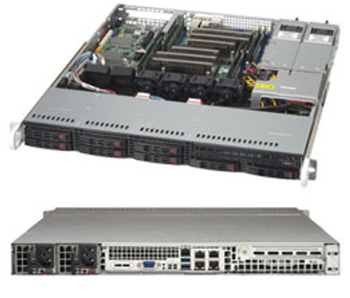 SYS-1028R-MCTR | Supermicro | server barebone Intel® C612 LGA 2011 (Socket R) Rack (1U) Aluminum, Black