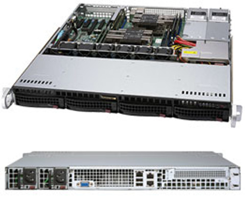 SYS-6019P-MTR | Supermicro | server barebone Intel® C621 LGA 3647 (Socket P) Rack (1U) Black