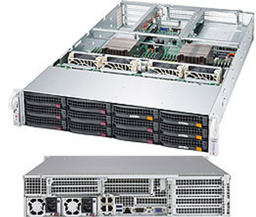 SYS-6028U-E1CNRT+ | Supermicro | server barebone Intel® C612 LGA 2011 (Socket R) Rack (2U) Black