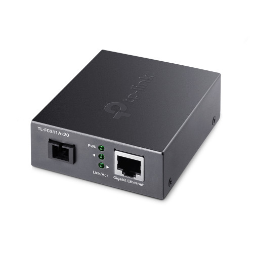 TL-FC311A-20 | TP-Link | network media converter 1000 Mbit/s 1550 nm Single-mode Black TL-FC311A-20 | TP-Link | network media converter 1000 Mbit/s 1550 nm Single-mode Black