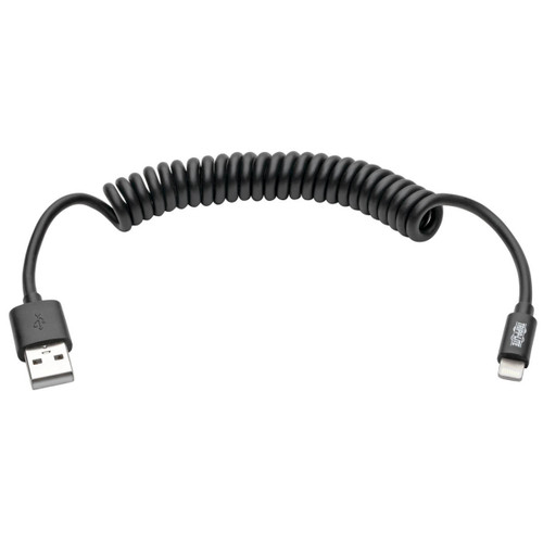 M100-004COIL-BK | Tripp Lite | lightning cable 47.2" (1.2 m) Black M100-004COIL-BK | Tripp Lite | lightning cable 47.2" (1.2 m) Black