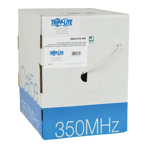 N022-01K-WH | Tripp Lite | networking cable White 12007.9" (305 m) Cat5e
