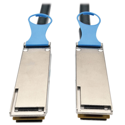 N282-01M-28-BK | Tripp Lite | fiber optic cable 39.4" (1 m) QSFP+ Black