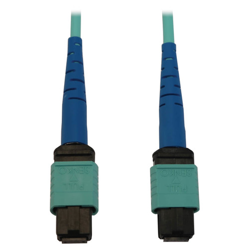 N846B-10M-24-P | Tripp Lite | fiber optic cable 393.7" (10 m) MPO/MTP OFNR OM3 Aqua color, Black, Blue