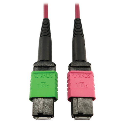 N846D-05M-16BMG | Tripp Lite | fiber optic cable 196.9" (5 m) MTP OFNP OM4 Magenta