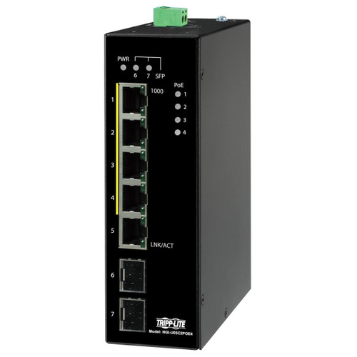 NGI-U05C2POE4 | Tripp Lite | network switch Unmanaged Gigabit Ethernet (10/100/1000) Power over Ethernet (PoE) Black