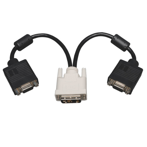 P120-001-2 | Tripp Lite | video cable adapter 12.2" (0.31 m) DVI-I 2 x VGA Black