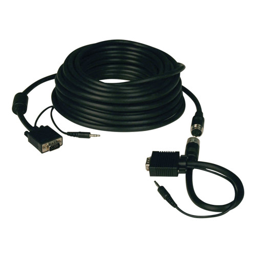 P504-050-EZ | Tripp Lite | video cable adapter 600" (15.2 m) VGA (D-Sub) + 3.5mm Black P504-050-EZ | Tripp Lite | video cable adapter 600" (15.2 m) VGA (D-Sub) + 3.5mm Black
