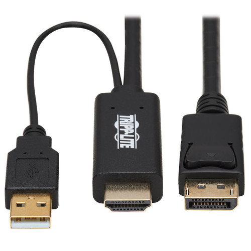 P567-02M | Tripp Lite | video cable adapter 78.7" (2 m) HDMI + USB DisplayPort Black P567-02M | Tripp Lite | video cable adapter 78.7" (2 m) HDMI + USB DisplayPort Black