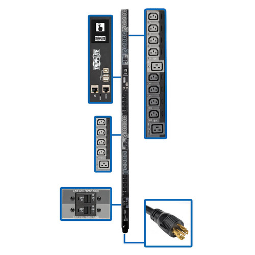PDU3XEVSR6L230B | Tripp Lite | power distribution unit (PDU) 30 AC outlet(s) 0U Black