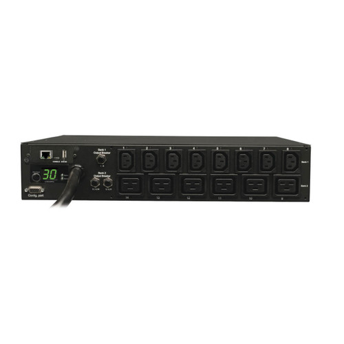 PDUMH30HV19NET | Tripp Lite | power distribution unit (PDU) 14 AC outlet(s) 2U Black