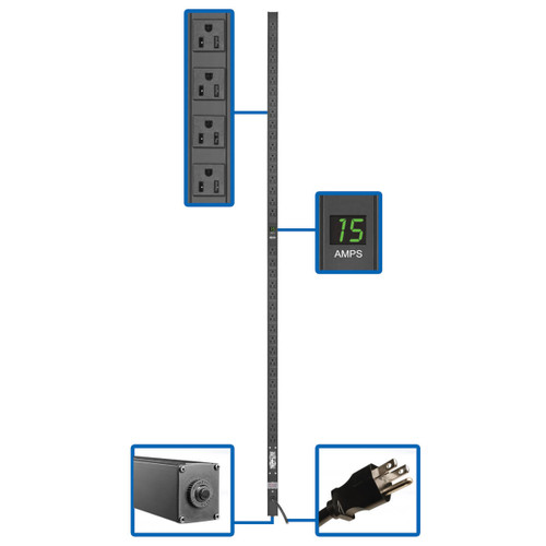 PDUMV15-72 | Tripp Lite | power distribution unit (PDU) 36 AC outlet(s) 0U Black PDUMV15-72 | Tripp Lite | power distribution unit (PDU) 36 AC outlet(s) 0U Black