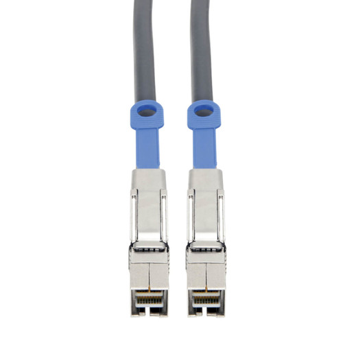 S528-02M | Tripp Lite | Serial Attached SCSI (SAS) cable 78.7" (2 m) 12 Gbit/s Black, Blue, Metallic