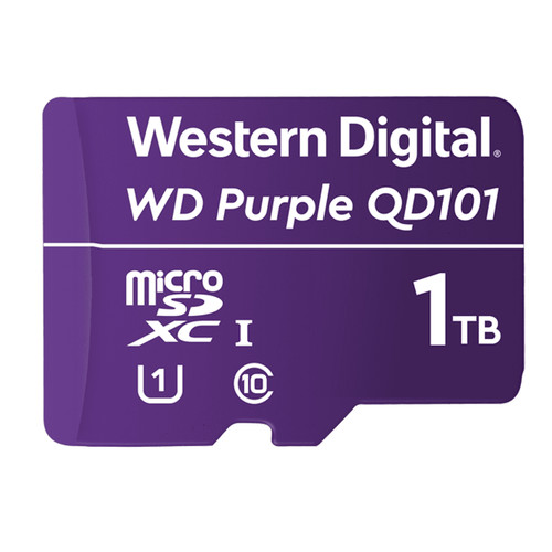 WDD100T1P0C | Western Digital | WD Purple SC QD101 1000 GB MicroSDXC UHS-I WDD100T1P0C | Western Digital | WD Purple SC QD101 1000 GB MicroSDXC UHS-I