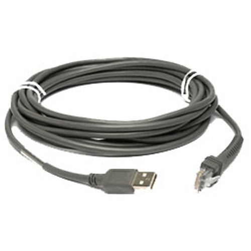 CBA-U10-S15ZAR | Zebra | Series A USB cable 177.2" (4.5 m) USB A Gray