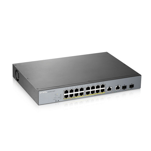 GS1350-18HP | Zyxel | network switch Managed L2 Gigabit Ethernet (10/100/1000) Power over Ethernet (PoE) Gray