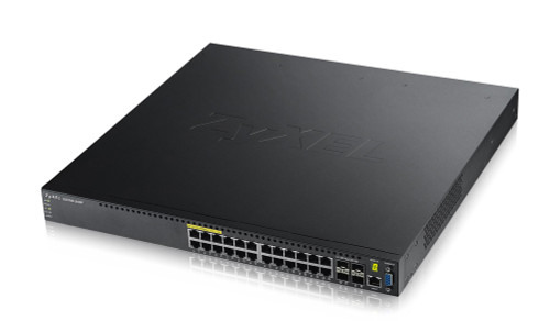 GS3700-24HP | Zyxel | network switch Managed L2+ Gigabit Ethernet (10/100/1000) Black Power over Ethernet (PoE)