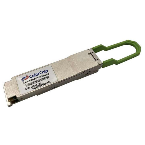 ColorChip 100G QSFP28 Transceiver 100GbE in White for C100QSFPCWDM400B Servers