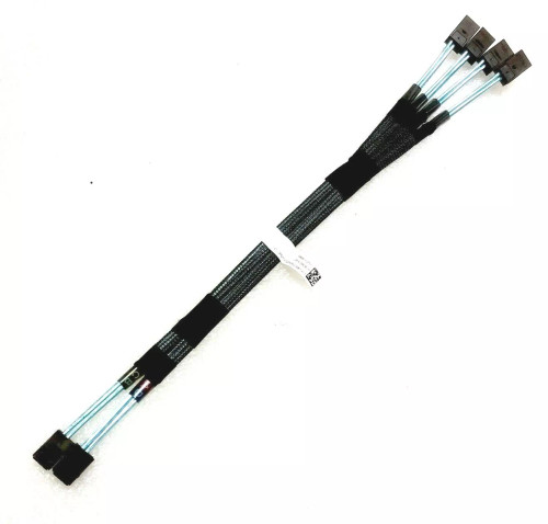 Dell mini SAS HD 4 x SFF-8643 to mini 2x SAS HD SFF-8643 Cable 34CM for PCR7R Servers