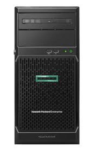 HP Proliant ML30 Gen10 4LFF Hot Plug server with part number P07478-001, compatible with 4 large form factor drives.