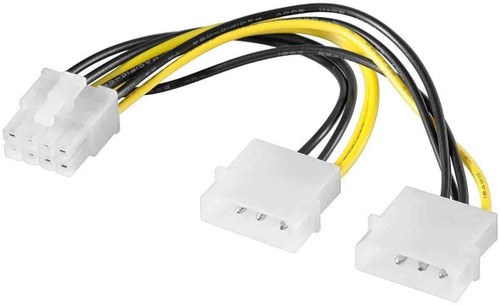 HP P43713-B21 HDD Power Cable 2x4 to 1x8 for ProLiant DL360p Gen8 servers