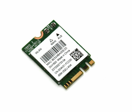 DW1820 Precision 15 7510 WiFi 802.11AC + Bluetooth 4.1 M.2 Card REV-A03 D4V21 compatible with Precision 15 7510 laptops