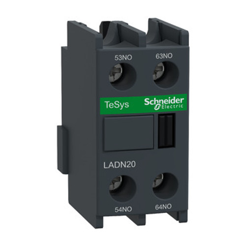 Schneider Electric LADN20 Telemecanique Auxiliary Contact Block for Electrical Panels Schneider Electric LADN20 Telemecanique Auxiliary Contact Block for Electrical Panels
