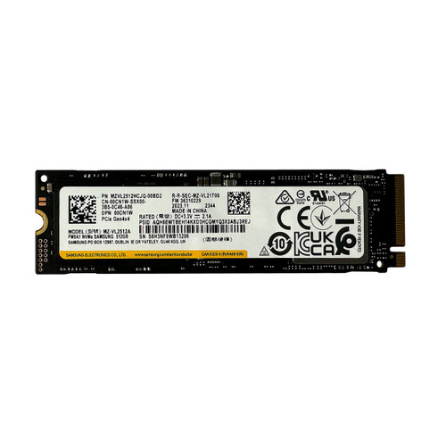 MZVL2512HCJQ-00BD2 | Samsung | 512GB PM9A1 NVMe M.2 Solid State Drive