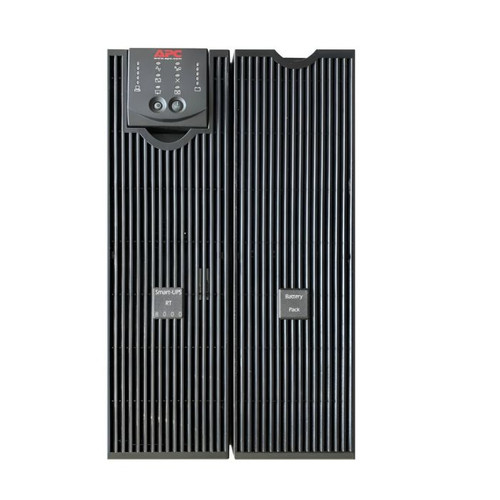 APC SURT8000XLT-2 8000VA online tower UPS, 208/240V, reliable power backup for critical systems.