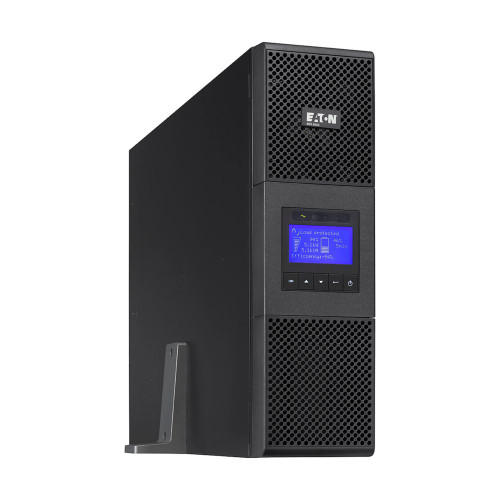 Eaton 9SX6KIRT UPS, 6 kVA, LCD display, terminal, 8x C13, 2x C19, USB, RS-232 for data centers.
