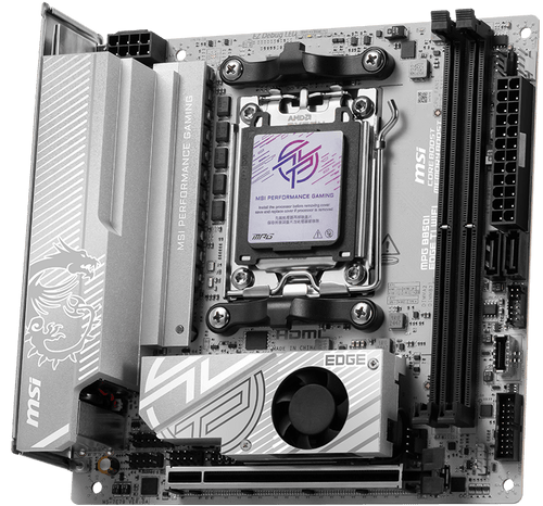 MPG B850I EDGE TI WIFI | MSI| AM5 Dual Channel DDR5 8200+ MT/s OC SATA 6GB High-s