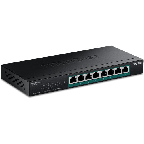 TPE-BG380 | TRENDnet| 8-Port 2.5G PoE++ Switch NDAA / TAA compliant