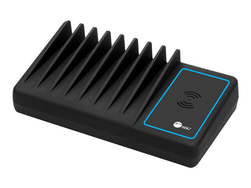 ACPW1H11S1 | SIIG| 10-Port USB-A/C & Wireless Charging Station
