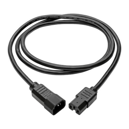 P018006 | Tripp Lite| 6ft Heavy-Duty Computer Power Cord IEC-320-C14 to IEC-320-C15