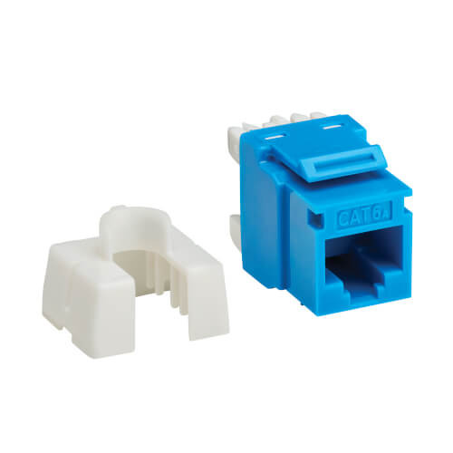 N238025BL6A | Tripp Lite| Cat6a Keystone Jacks RJ45 Ethernet Blue TAA