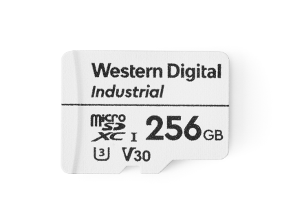 SDSDQAF4-256G-I-WD | Western Digital | 256GB Industrial microSD Memory Card