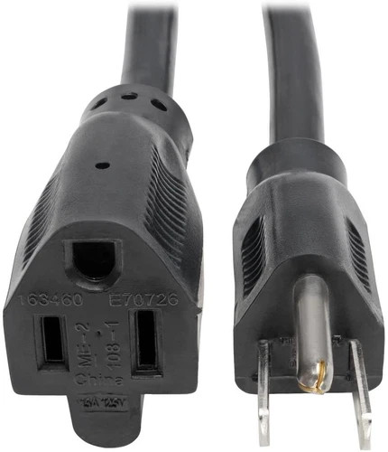 P024015 | Tripp Lite | 15ft 14AWG 5-15P 5-15R 15A Power Cord Extension Cable