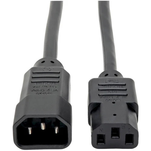 P0040025 | Tripp Lite | 2' Computer 10A 18AWG Power Cord IEC-320-C14 to IEC-320-C13