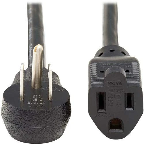 P024-001-13A15D | Tripp Lite | Power Extension Cord Right-Angle 5-15P to 5-15R 16AWG 13A 1ft